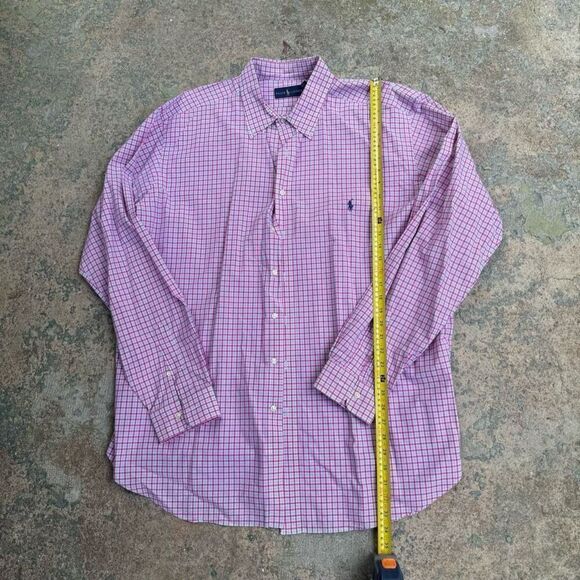 Ralph Lauren Polo Classic Logo Button Up Plaid Shirt - Picture 1 of 3